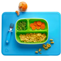 Spotless Silicone Placemats (2) - Blue/Green