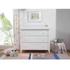 Sprout 3-Drawer Changer Dresser - White