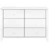 Sprout 6-Drawer Double Dresser - White