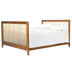 Sprout 4-in-1 Convertible Crib withToddler Bed Conversion Kit - Chestnut / Natural