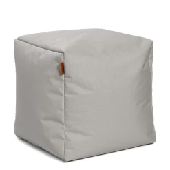 Square Ottoman and Footrest - Stone Grey