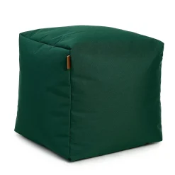 Square Ottoman and Footrest - Boreal Green