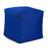 Square Ottoman and Footrest - Indigo Blue