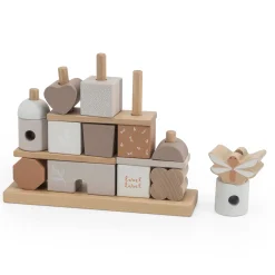 Stacking Blocks House - Nougat