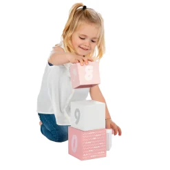 Stacking Blocks Numbers - Pink