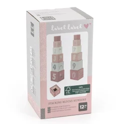 Stacking Blocks Numbers - Pink