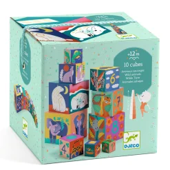 Stacking Cubes - Wild animals