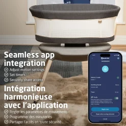 Starling Smart Bassinet - Onyx Heritage