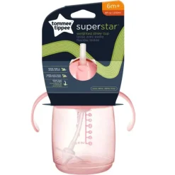Starter Straw Cup 6m+ - Pink