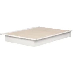 Step One Double Platform Bed - White