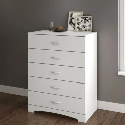 Step One 5-Drawer Chest - Pure White