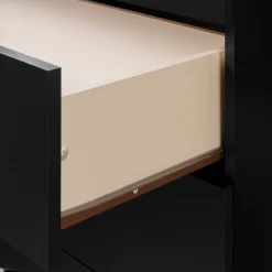 Step One 6-Drawer Double Dresser - Pure Black