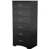 Step One 6-drawer lingerie chest - Pure Black