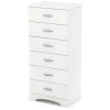 Step One 6-drawer lingerie chest - Pure White