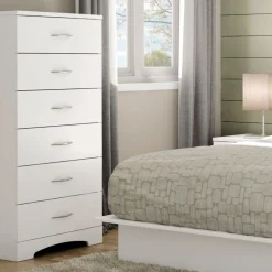 Step One 6-drawer lingerie chest - Pure White