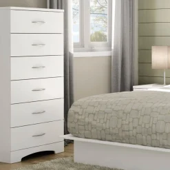 Step One 6-drawer lingerie chest - Pure White