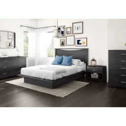 Step One 1-Drawer Nightstand - Gray Oak