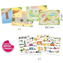 Stickers Lift-up - Vehicles