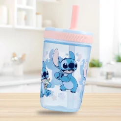 Stitch Tumbler With Straw