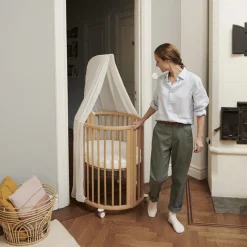 Stokke® Sleepi™ Mini​ Crib Bundle with Mattress​ V3 - Natural
