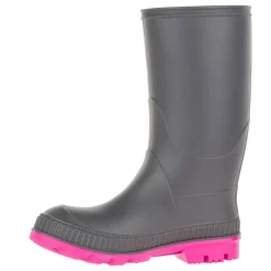 Stomp Rainboots Charcoal Magenta