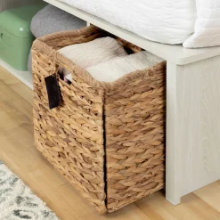 Storage Bed with Baskets - Avilla Winter Oak
