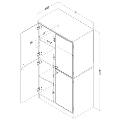 Storage Cabinet - Morgan Nordik Oak
