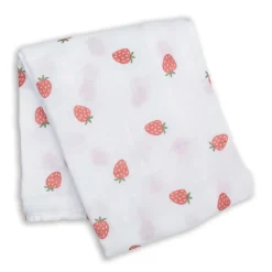 Straberries-cotton Muslin Swad