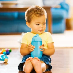 Straw Cup Blue 10 oz Blue