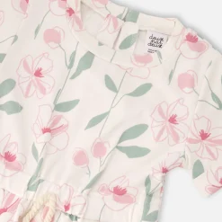 Straw Hat Flowers Dress 3-6