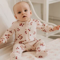 Strawberries Ribbed Pajamas