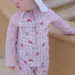 Strawberries Uv Swimsuit 3-24m