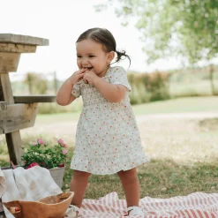 Strawberries Vichy Dress 3-24m