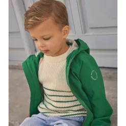 Stripe Knit Pullover 3-10