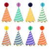 Stripe Party Hats (8)