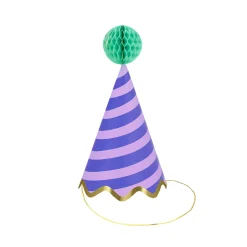 Stripe Party Hats (8)