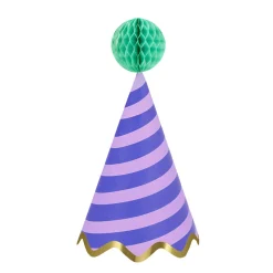 Stripe Party Hats (8)