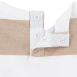 Stripe Tee Romper Newborn-9m