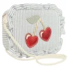 Striped Cherry Bag