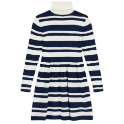Striped Knit Dress 7-14