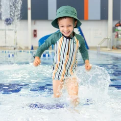 Striped 2pc Uv Swimsuit 12-24m