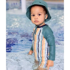 Striped 2pc Uv Swimsuit 12-24m