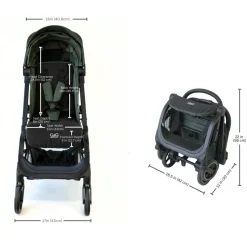 Stroller Oxygen 2.0 - Tropical Green