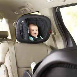 Style Driven Backseat Baby Mirror - Black