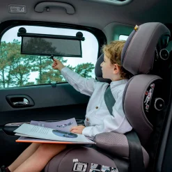 Suction Cup Car Side Window Retractable Sunshade