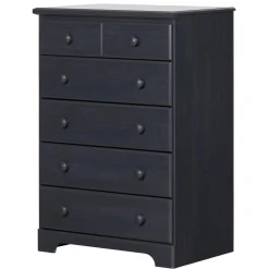 Summer Breeze 6-Drawer Chest Dresser - Blueberry