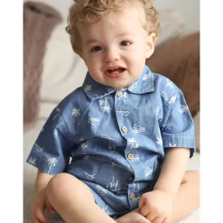 Surf Chambray Romper 3-24m