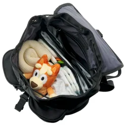 Sustainable Backpack Diaper Bag - Black