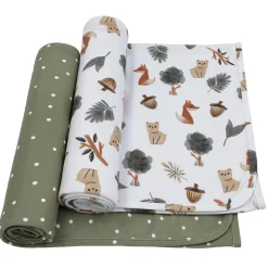Swaddle Blanket (2) Jersey - Forest