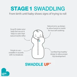 Swaddle Up Lite Small 8-13lb - Olive